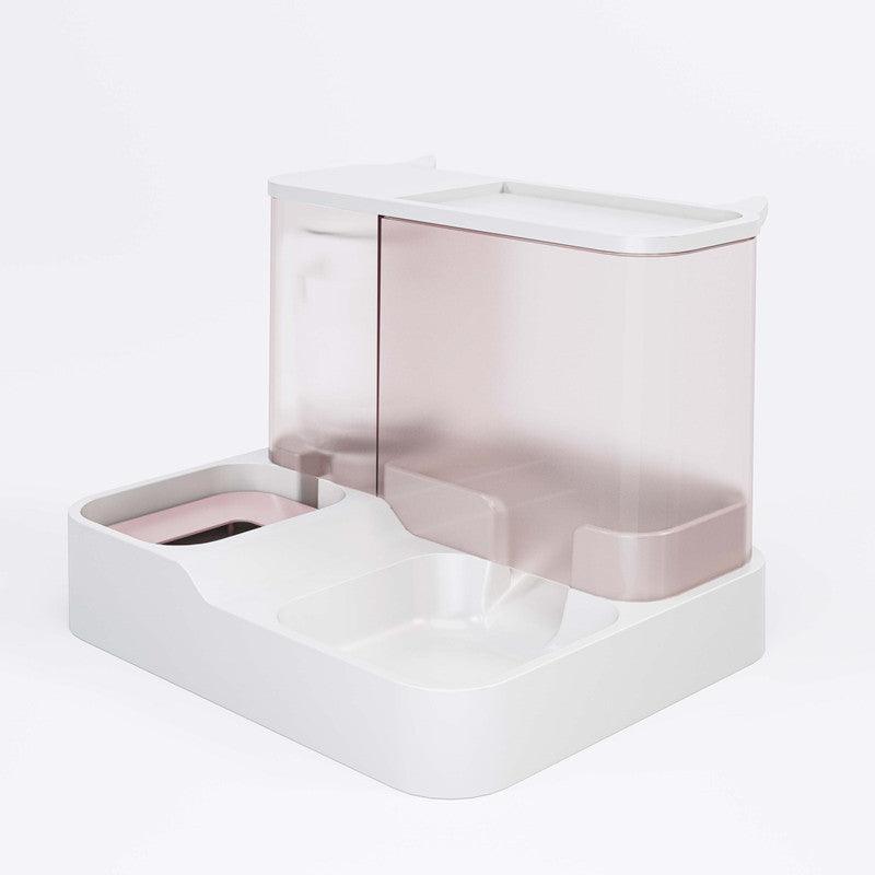Mangiatoia Automatica per Gatti con Dispenser d'Acqua – Grande Capacità