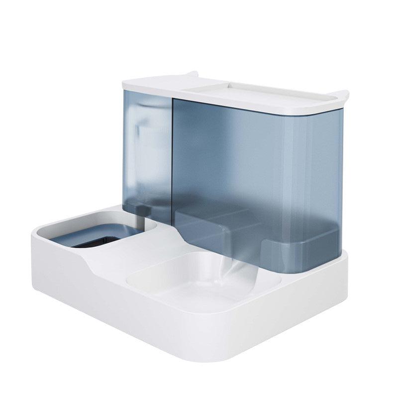 Mangiatoia Automatica per Gatti con Dispenser d'Acqua – Grande Capacità