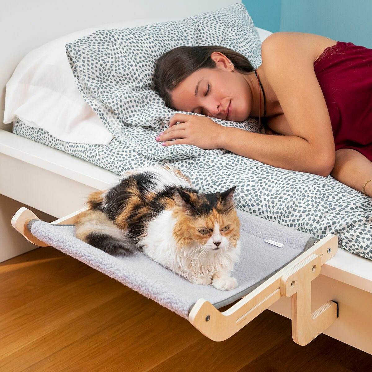 Amaca Pensile per Gatti Hamacat InnovaGoods – Regolabile e Resistente