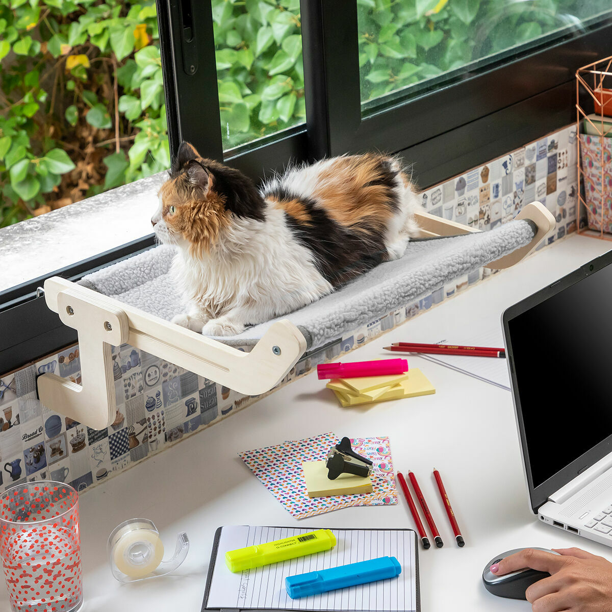 InnovaGoods Hamacat Hanging Cat Hammock – Adjustable and Durable