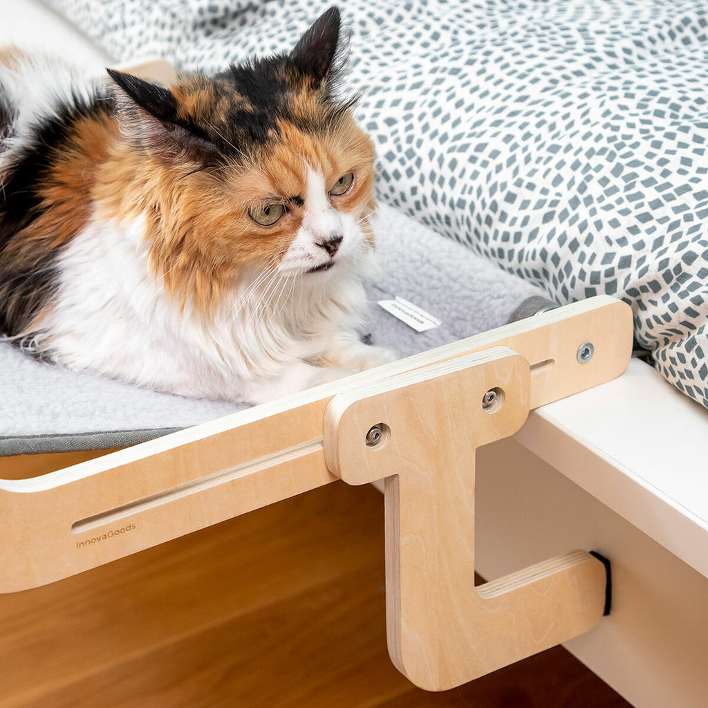 Amaca Pensile per Gatti Hamacat InnovaGoods – Regolabile e Resistente