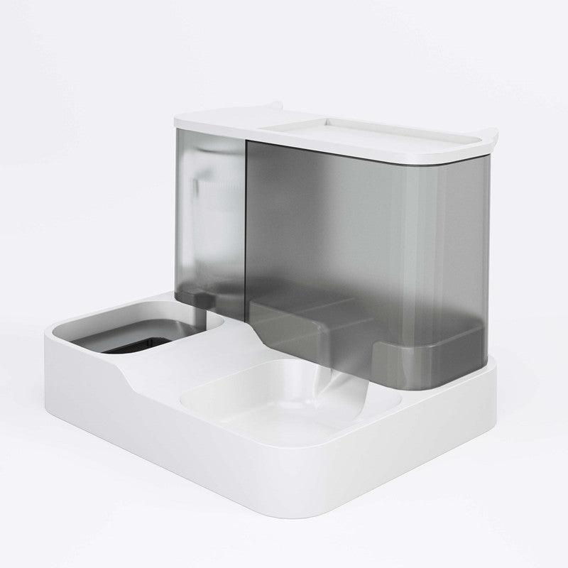 Mangiatoia Automatica per Gatti con Dispenser d'Acqua – Grande Capacità