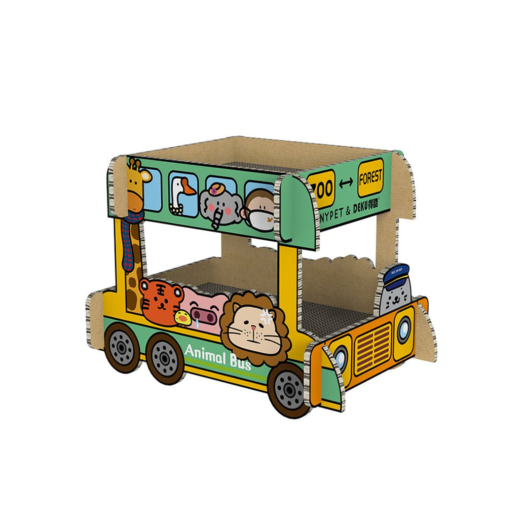 Tiragraffi Autobus Verde per Gatti – Animal Bus ispirato a Totoro