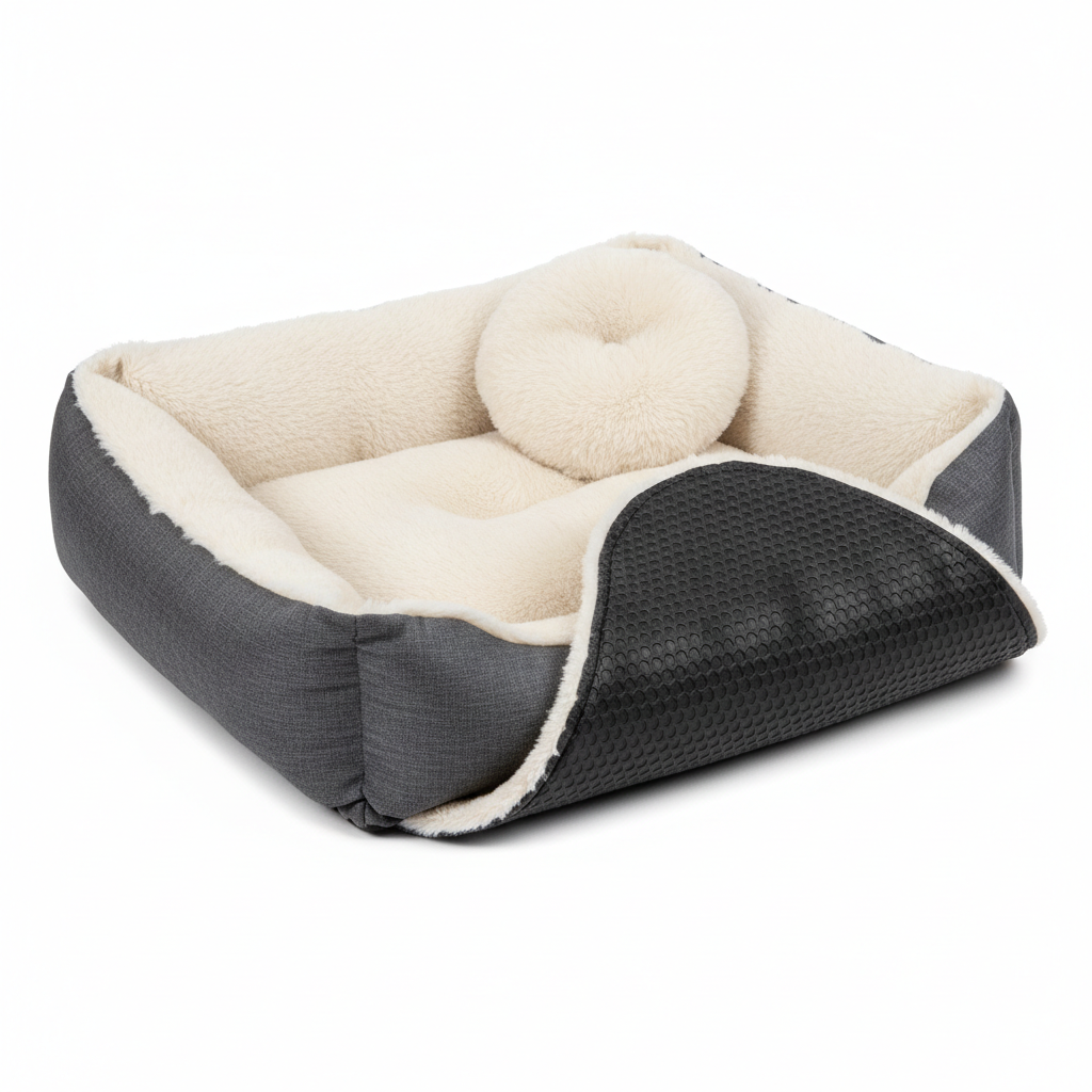Dettaglio interno peluche e fondo antiscivolo