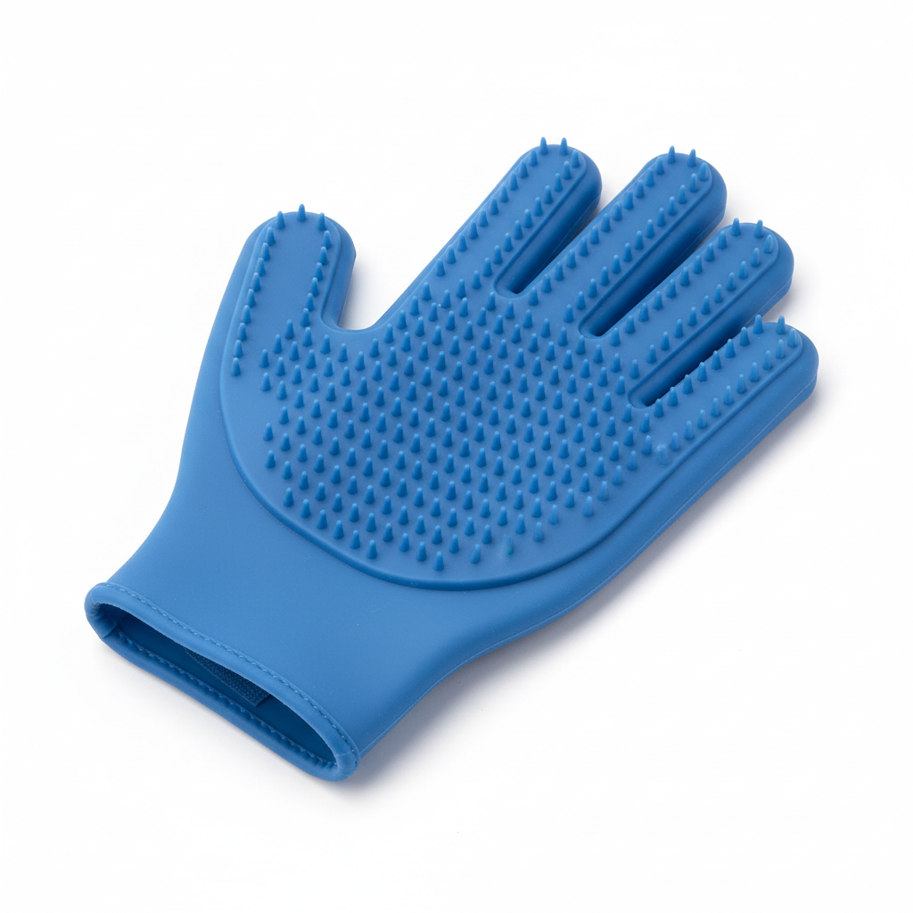 Guanto spazzola silicone vista principale